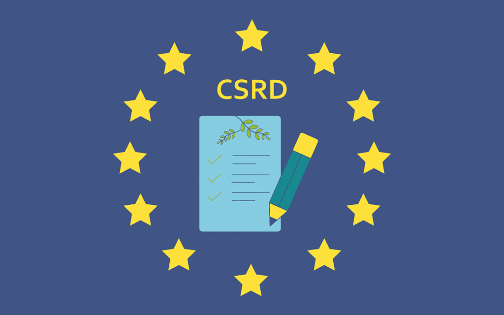 représentation de la directive dans le drapeau de l'union européenne