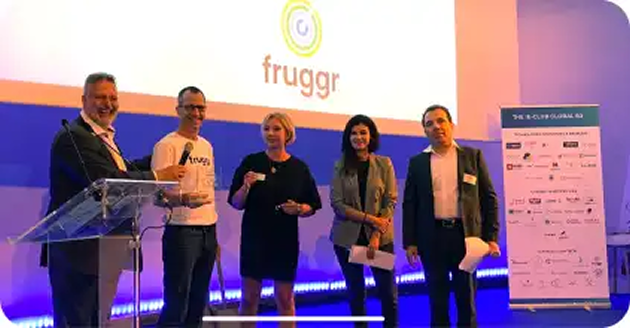 picture of the fruggr team at the IE-Club Global 60 award ceremony