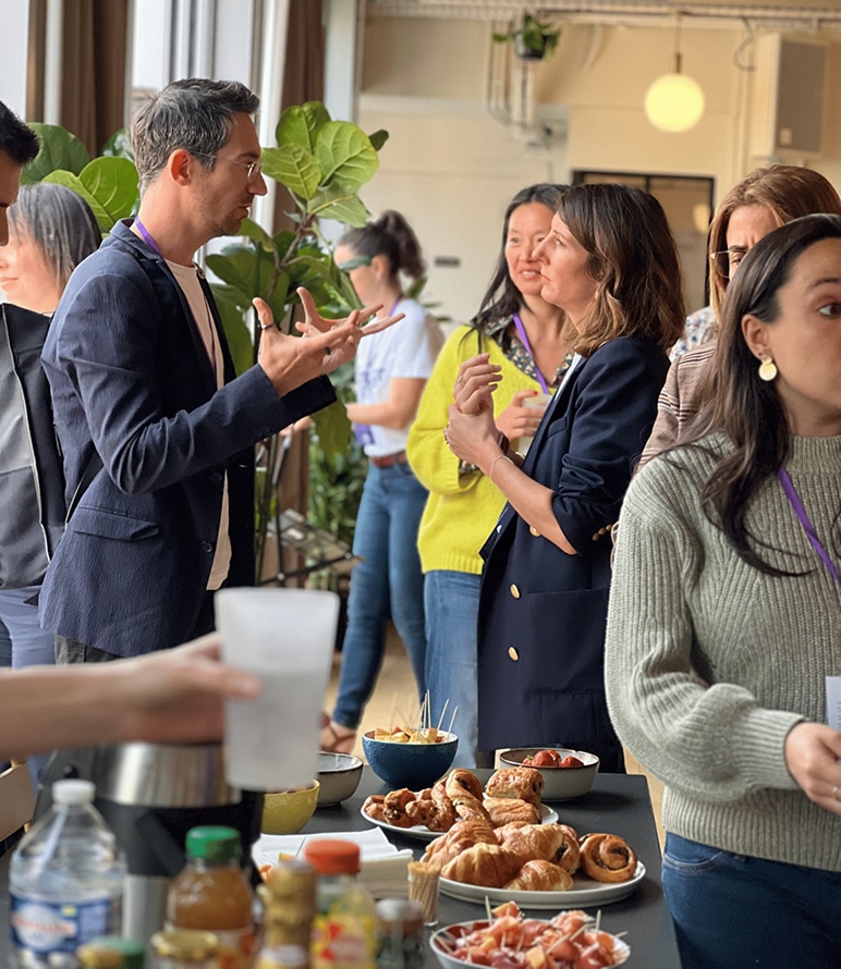 Le cocktail de la journée Fruggr, un moment d'échange privilégié