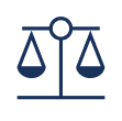 Pictogramme d'une balance de justice
